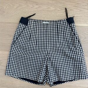 MARCS Checkered Blue and White Shorts